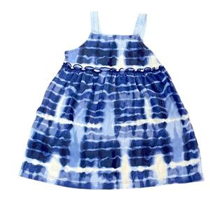 **New Item In! Wonder Nation Blue Tie-Dye Baby Dress